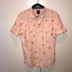 Vans button up shirt